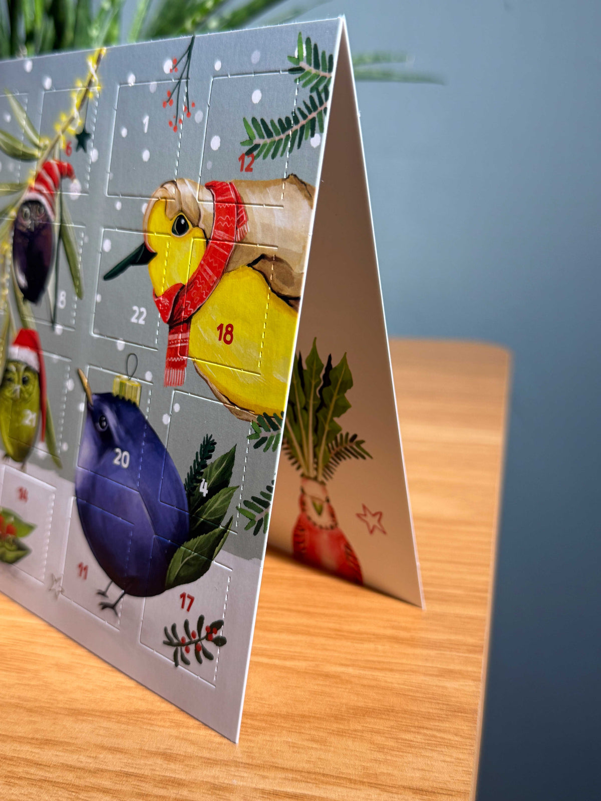 Adventskalender, zum Aufklappen