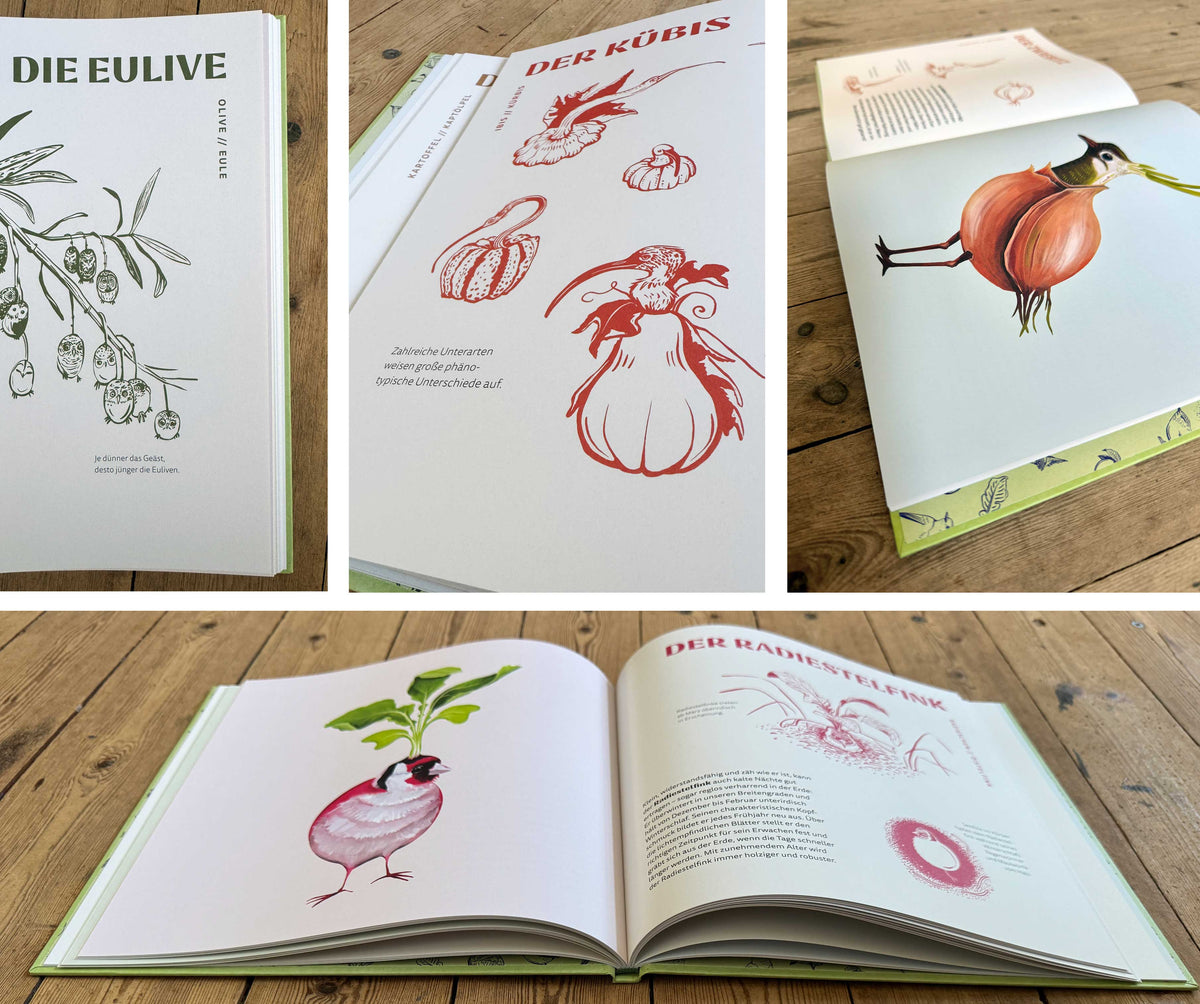 Das Gemüsevögel Buch
