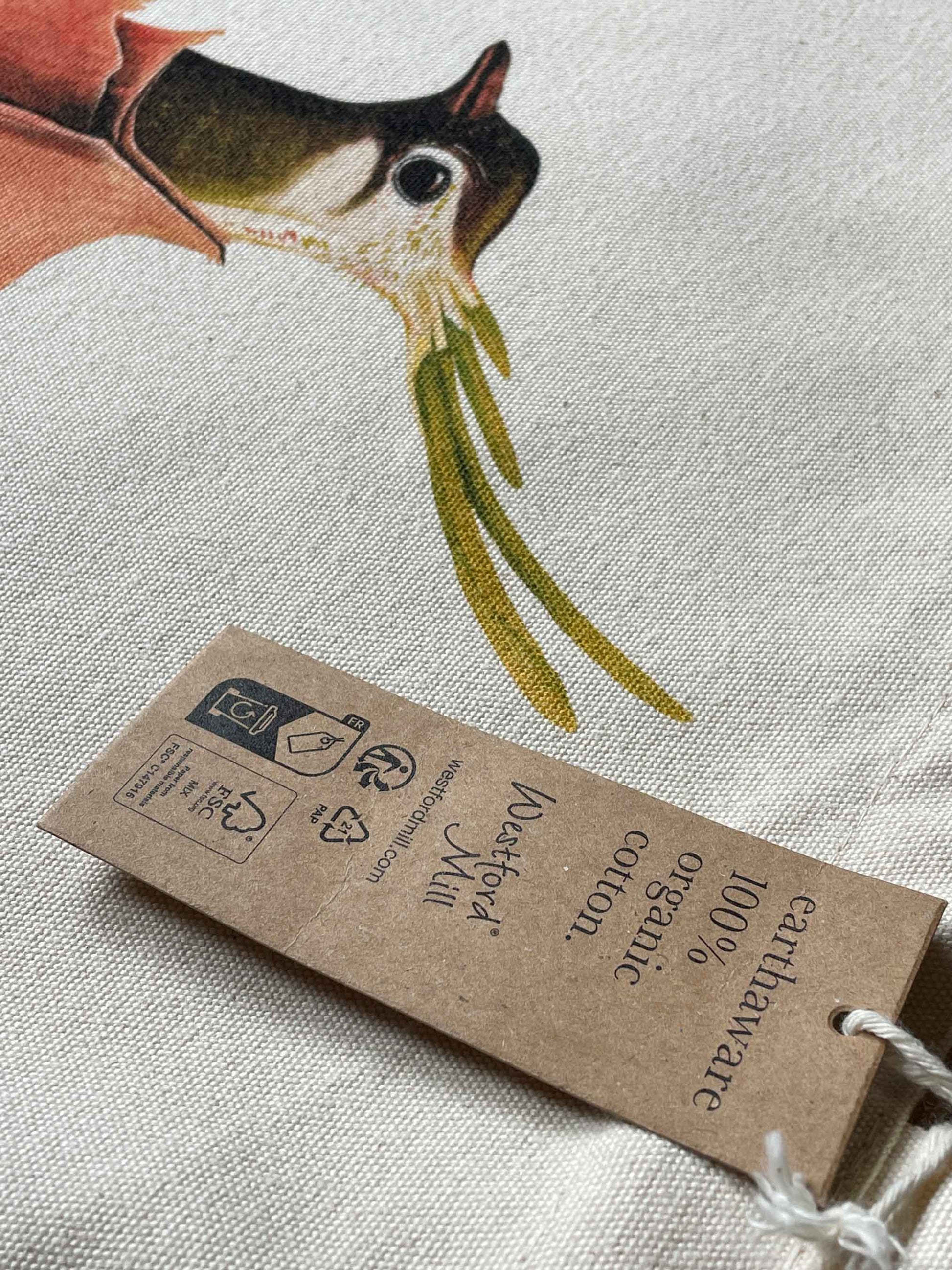 Einkaufstasche Tragetasche Gemüsevögel veggiebirds Tasche Detail_Zwiebitz