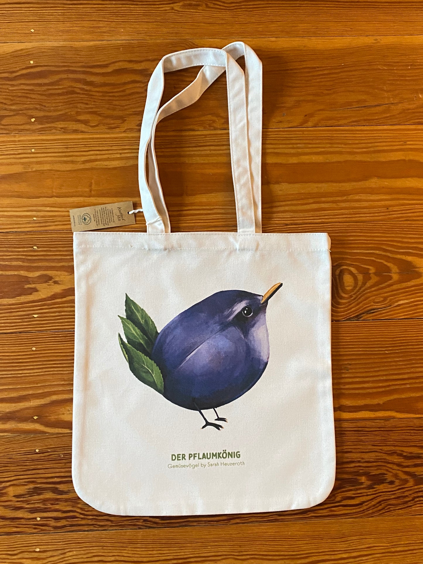 Einkaufstasche Tragetasche Gemüsevögel veggiebirds Tasche Pflaumenkönig
