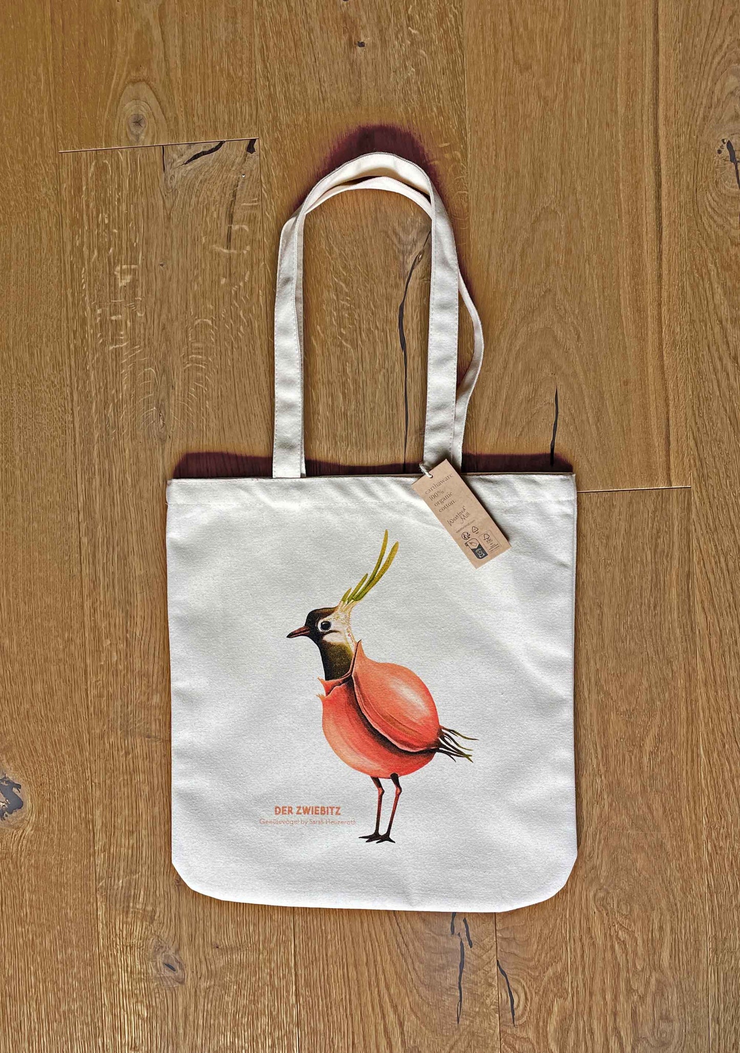 Einkaufstasche Tragetasche Gemüsevögel veggiebirds Tasche Zwiebitz