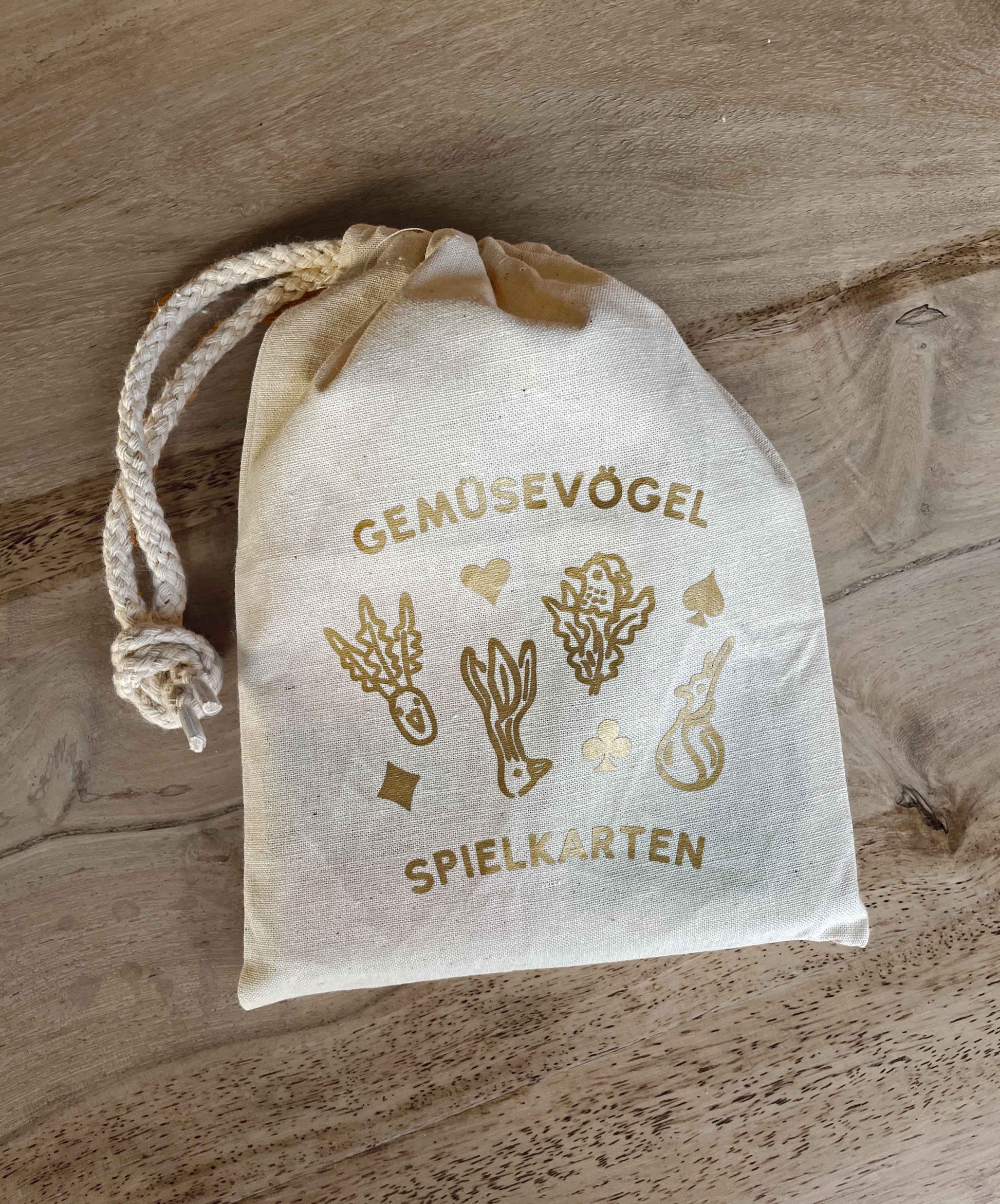 Gemüsevögel veggiebirds Spielkarten-Beutel
