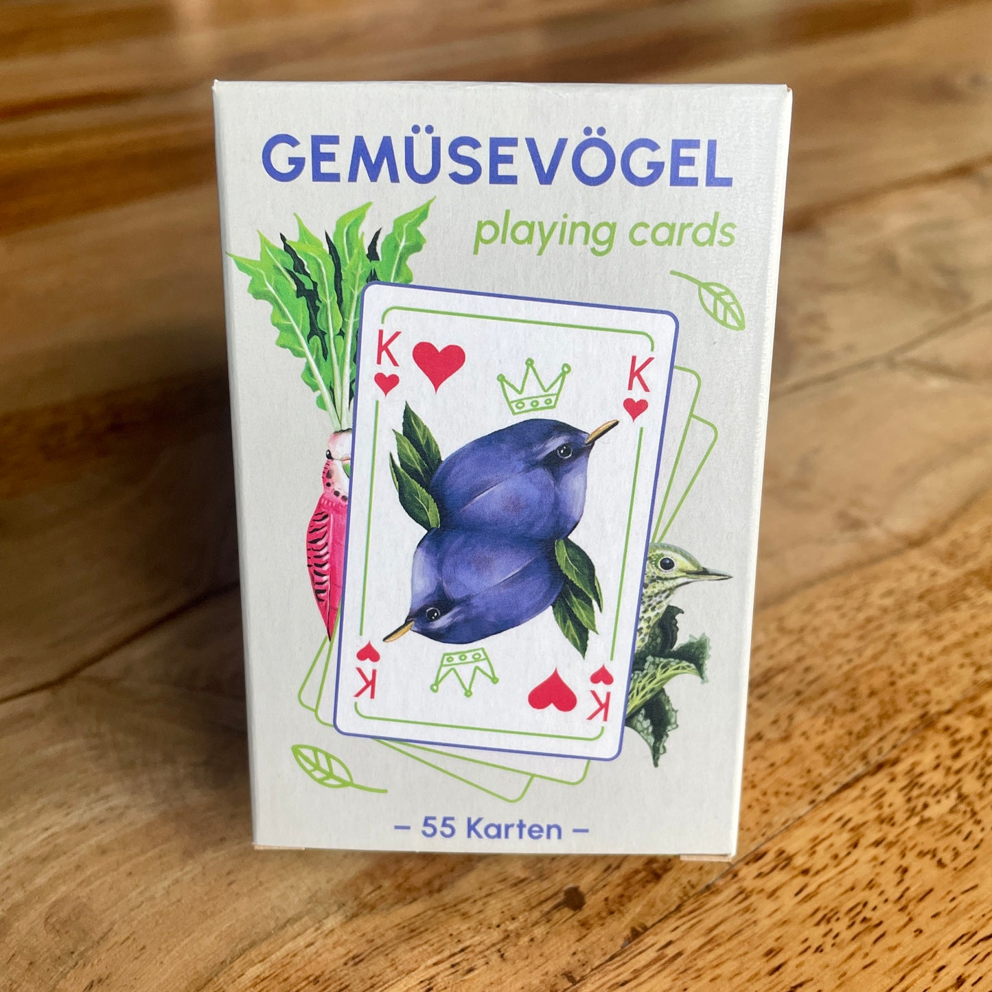 Gemüsevögel veggiebirds Spielkarten 55er