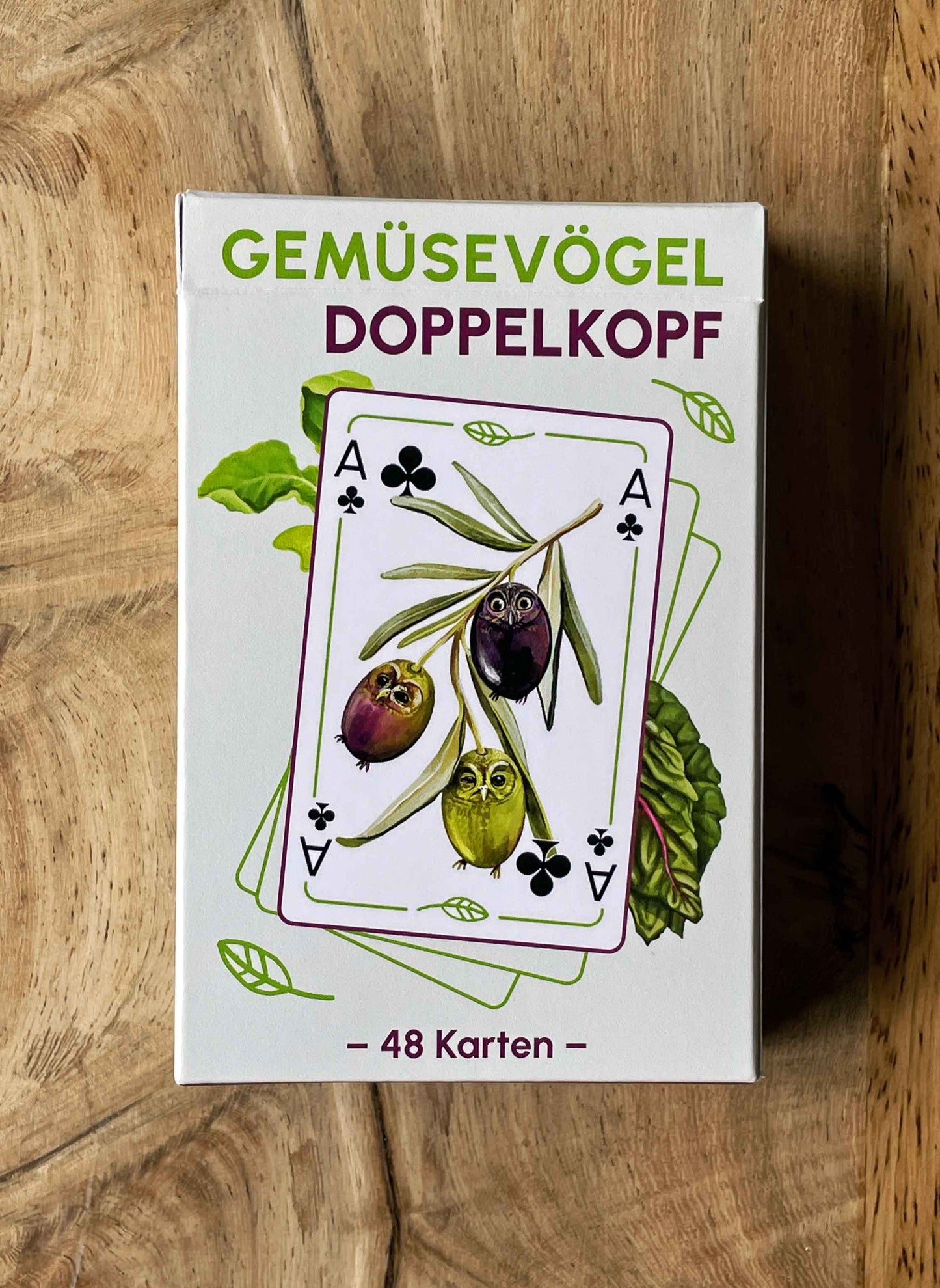 Gemüsevögel veggiebirds Spielkarten Doppelkopf 