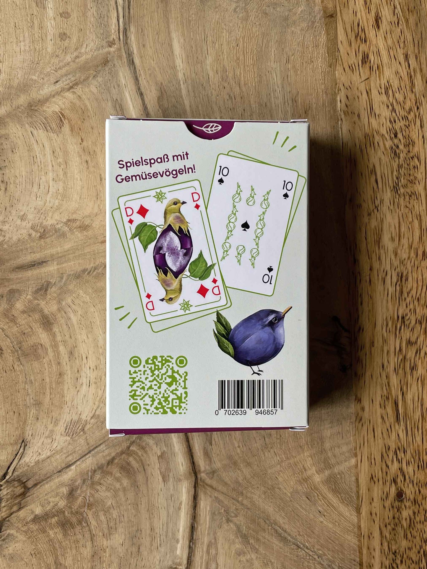 Gemüsevögel veggiebirds Spielkarten Doppelkopf