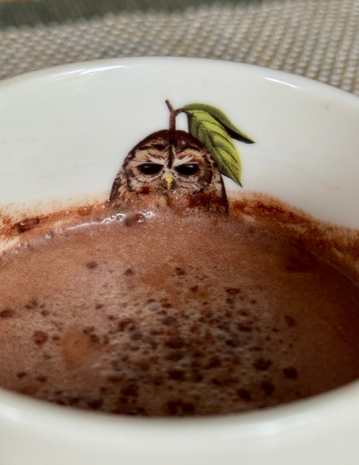Porzellan-Becher Gemüsevögel
