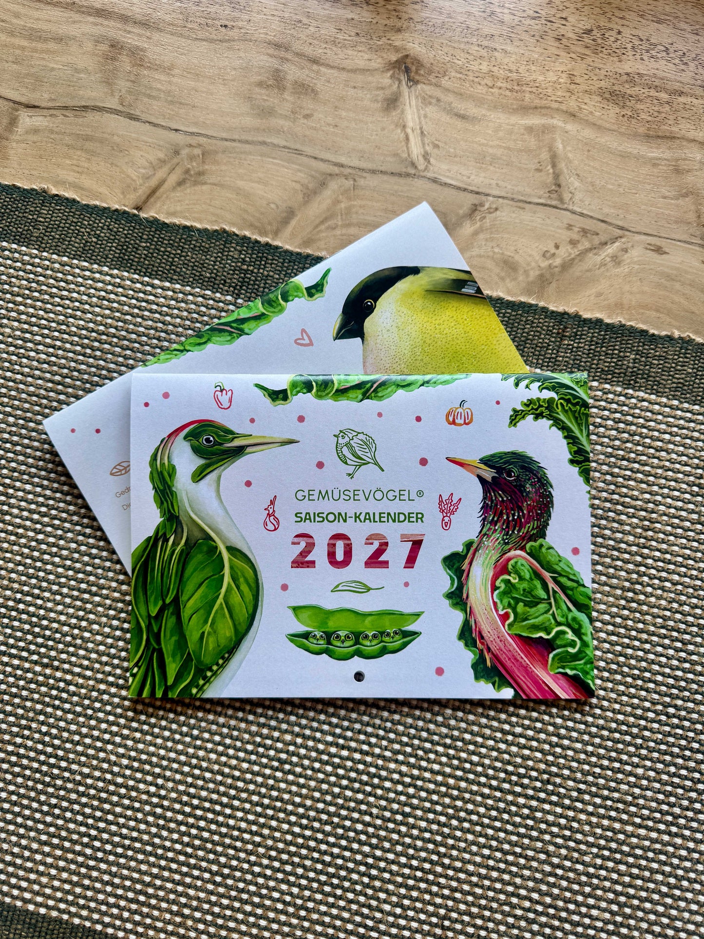 Gemüsevögel-Kalender 2027, DIN A5