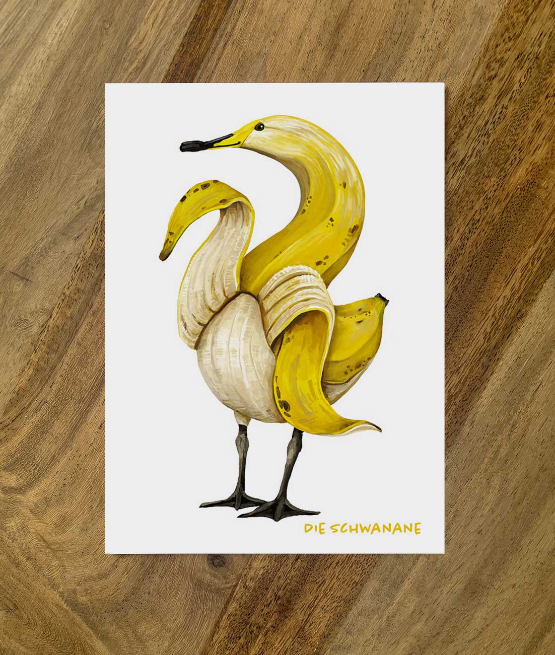 Postkarte Gemüsevögel