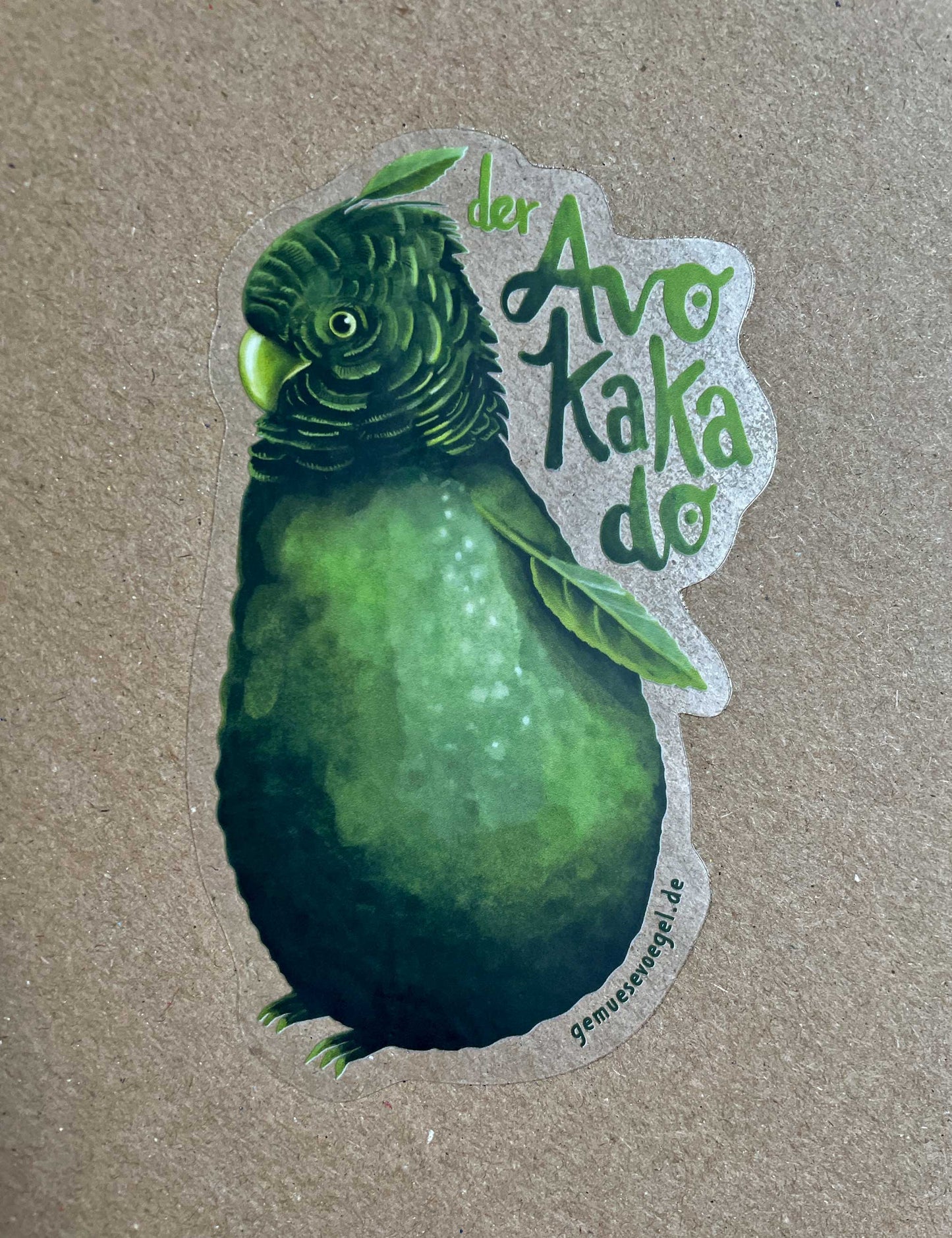Gemüsevögel Sticker, einzeln
