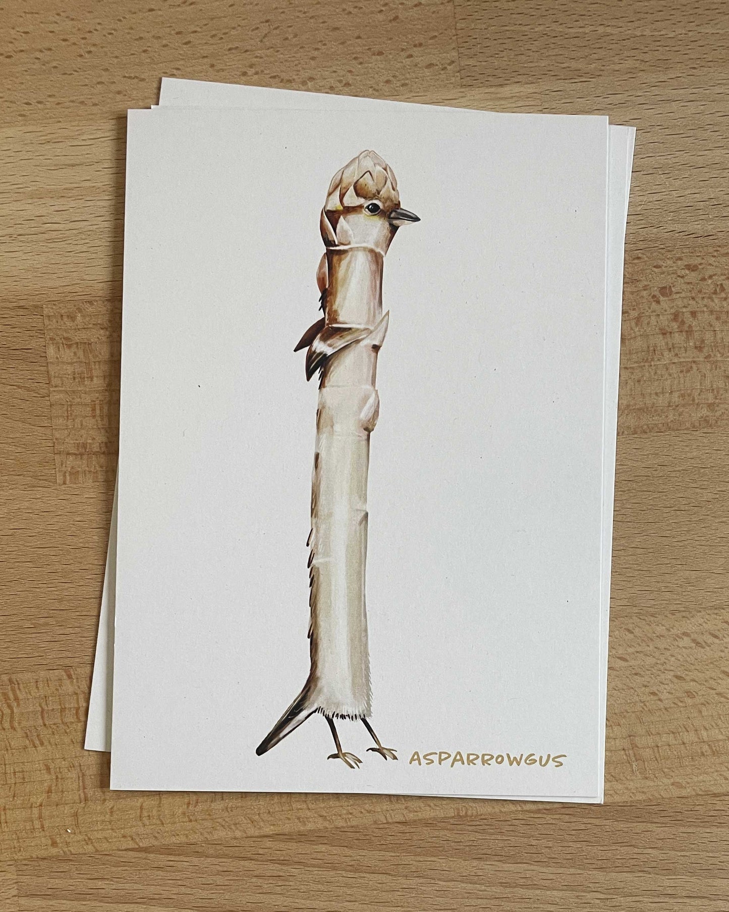 Englische Veggiebirds-Postkarten